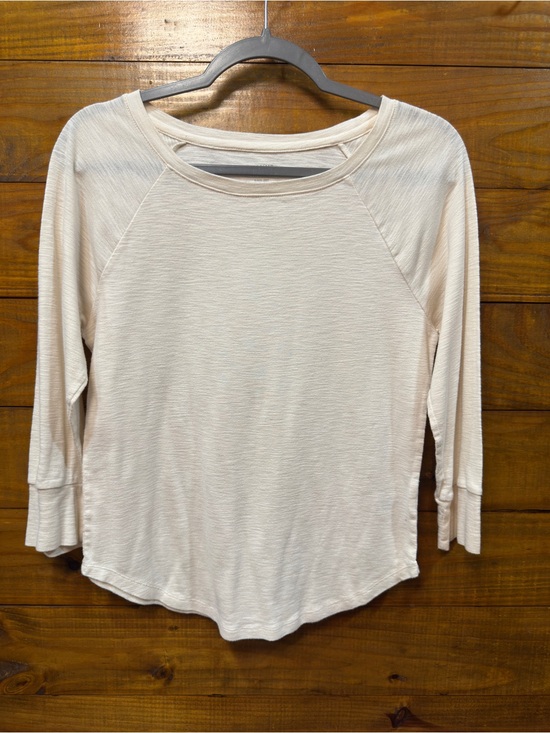 Mossimo Supply Co. Tops - Mossimo Supply Co. Off-White Long-Sleeve Raglan Tee